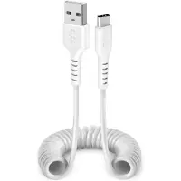 SBS TECABLETYPCS1W, 1 m, USB A, USB C, USB 2.0, Vit