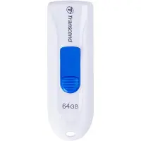 Transcend JetFlash 790 USB-minne 64 GB Vit, Blå TS64GJF790W USB 3.1