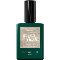 Manucurist Paris Green Flash Nail Polish 15 ml - Metallic