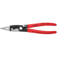 Knipex 13 91 200, Nåltänger, Stål, Plast, Röd, 200 mm, 265 g