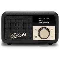 Roberts Radio Revival Petite 2, Bärbar, Digital, DAB, DAB+, FM, 3,5 mm, Svart, Batteri