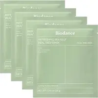 BIODANCE Lugnande ansiktsmask Refreshing Sea Kelp (Real Deep Mask) 4 st