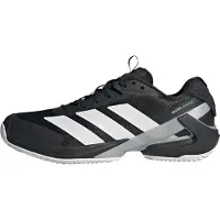Adidas Sportsko 'Adizero Ubersonic 5 Clay' grå / svart / vit