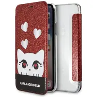 Karl Lagerfeld Valentine iPhone X/XS Fodral - Röd