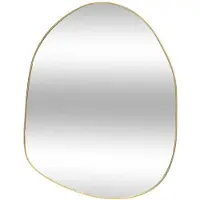 Atmosphera Lustro spegel - asymmetrisk, guld - 30 x 40 cm