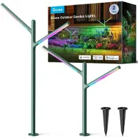 Govee H7086 RGBICWW LED trädgårdsbelysning | RGBWW 1100 lm 2,4 GHz Wi-Fi + Bluetooth IP66