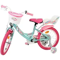 Volare - Children's Bicycle 16 - Unicorn Green
