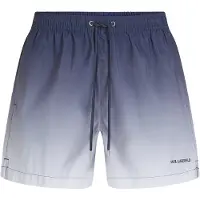 Karl Lagerfeld Badshorts safir / mörkblå / off-white