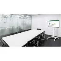 IC Intracom TECHly - Vagn - för platt panel/AV-utrustning - aluminium, stål, plast - klarvit - skärmstorlek: 37-70