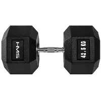 HMS hantel Hex Pro gummerad 1 x 42,5 kg