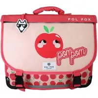 Pol Fox Skolväskor CARTABLE 38 CM POMPOM flickor - Röd - One size
