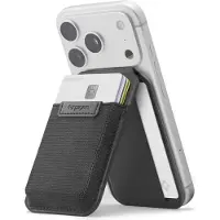 Spigen S314-4 Slim Fold MagSafe-plånbok med kortfack – Svart