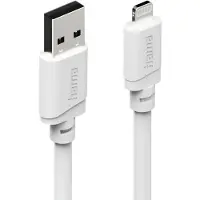 Hama USB-laddningskabel USB 2.0 Apple Lightning kontakt , USB-A kontakt 1 m Vit 00201800