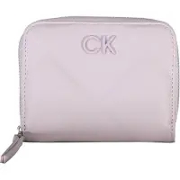 Calvin Klein Quiltad Dragkedj plånbok Lavendel