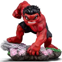 Iron Studios Kapten Amerika Hulk 4 Mini Cored Minifigur 16 Cm