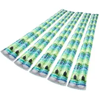 Vevor Poolskyddsvattenpåsar, 5-pack 2400 mm, Dubbelkammars poolskyddsvattenrör med reflexremsor, 0,3 mm tjocka PVC-påsar med vikter och läckagesäkert skruvlock, för vinterpoolskydd