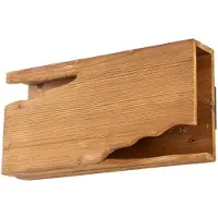 LUCANDE Vägglampa , Tarry, dimbara, Trä, Vardagsrum, Trä, Lantlig / rustik