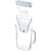 Brita vattenfilter, 2,4 liters kapacitet, 1,4 liters kapacitet filtrerat vatten, filterpatron (136123 (1054893))