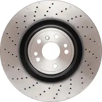 TRW Bromsskiva DF6687S fram, ventilerad, perforerad, 1 Stycke