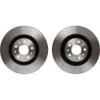 TRW Bromsskiva DF6933 fram, ventilerad, 1 Stycke