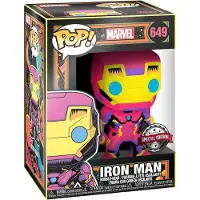 Funko POP! Förundran Järn Svartljus Mansfigur