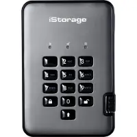 ISTORAGE diskAshur PRO 2 2 TB Extern hårddisk 2.5 USB 3.2 Gen 2 Grafit IS-DAP2-256-2000-C-G