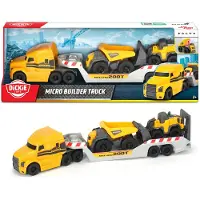 Dickie Toys Mack/Volvo Långtradare med Anläggningsfordon