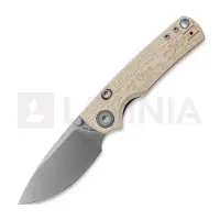 Vosteed Porcupine T - Stonewash - Bamboo Micarta fällkniv, Ivory Drift