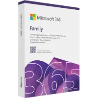 Microsoft 365 Family - Boxpaket (1 år) - upp till 6 personer - medielös - Mac, Android, iOS, Win - tyska