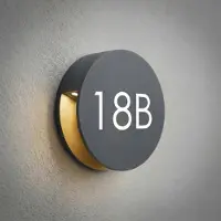 LUCANDE Utomhusbelysning , Advero, Svart, Aluminium, Modern