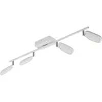 Eglo connect Palombare-C LED-taklampa 4 lampor Palombare-C, dimbar, Vitt / opal, Hall, Syntetmaterial, Modern, Smarta hem taklampa