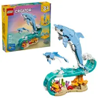 LEGO Creator - Havsdjur: Vackra delfiner 31385 - 542 Delar - - One Size - Klossar