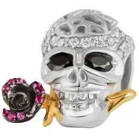 Usorteret Selene, Skull In Love, Charms, SL297