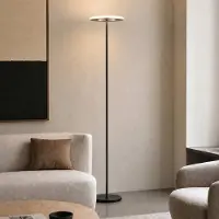 LUCANDE Golvlampa , Raymond, dimbara, Svart, Vardagsrum, Metall, Modern