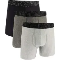 Under Armour Boxershorts M UA Perf Tech 6in-GRY 1383878-035