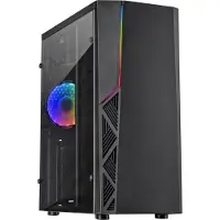 Inter-Tech B-02 RGB Tower Datorchassi Svart