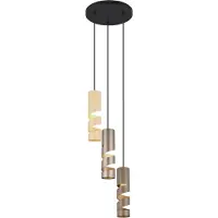 TRIO Lighting Hänglampa Stream, dimbar, Multifärgad, Vardagsrum / matsal, Metall, Modern, Pendellampa
