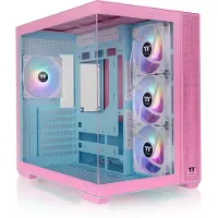 Thermaltake View 380 TG ARGB Bubble Pink Midi-Tower Datorchassi GAMER Rosa, Blå