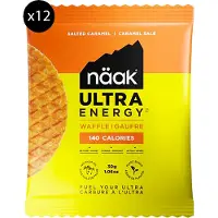 Naak Ultra Energy Låda Med Energivåfflor Salt Karamell 30g 12 Enheter