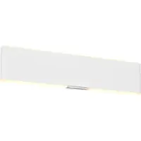TRIO Lighting LED vägglampa Conchita, dimbar, Vitt / opal, Vardagsrum / matsal, Metall, Modern, LED-vägglampa, vägglampa inomhus