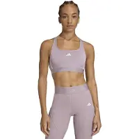 Adidas Sport Bh Powerreact Medium Support Hyperglam - Lila Dam, storlek S A-B