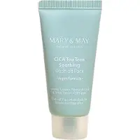 MARY & MAY CICA TeaTree Soothing Wash off Pack 30g -Kojąco-wygładzająca maseczka w kremie
