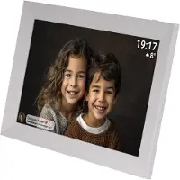 Denver PFF1012w Digital WiFi-bildram 25.7 cm 10.1 tum EEK: C (A - G) 1280 x 720 Pixel 16 GB Vit