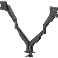 Hama Monitor bordsfäste 1 Skärm(ar) 88,9 cm (35) Svart Roterbar, Svängbar, Tiltbar, Justerbar i höjd