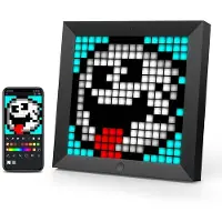 Divoom Pixoo, 16 x 16 pixlar, LED, 1:1, Bluetooth/USB, Svart, Batteri, USB