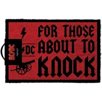 Hole in the Wall Dörrmatta Acdc För Dem Som Ska Knacka