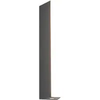 TRIO Lighting LED utomhus vägglampa Marne, Aluminium / grå / zink, Aluminium / grå / zink, Modern, LED-vägglampa utomhus