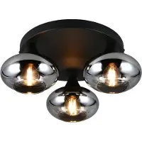 RL LIVE YOUR LIGHT Leuchten Taklampa Divina, dimbar, Aluminium / grå / zink, Vardagsrum / matsal, Glas, Modern, Taklampa