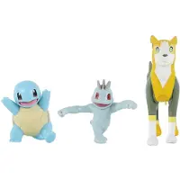 Pokémon Battle Figure 3-pack - Squirtle, Machop, Boltund
