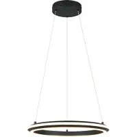 TRIO Lighting Pendellampa Amador, dimbar, Svart, Vardagsrum / matsal, Metall, Modern